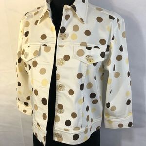 Sharon Endick dotted jacket Small.